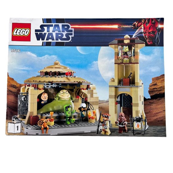 LEGO Star Wars 9516 Jabba’s Palace Instructions Only Manual 1 & 2 Book Booklet - Picture 2 of 5